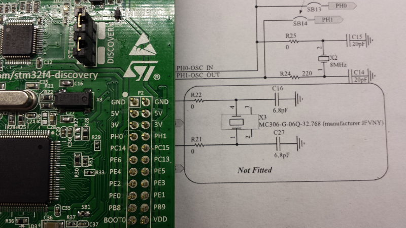 stm32f4 disco rtc mounted